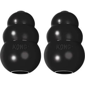 image:imageKONG Extreme Dog Toy  Fetch amp Chew Toy  TreatFilling Capabilities amp Erratic Bounce for Extended Play Time Most Durable Natural Rubber Material  for Power Chewers  for Large DogsXLarge2Pack