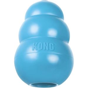 image:imageKONG Puppy  Natural Teething Rubber Chew Toy for Dogs  Stuffable Dog Toy for Extended Playtime  Chew amp Fetch Toy for Puppies  for Small Puppies  BlueBlue